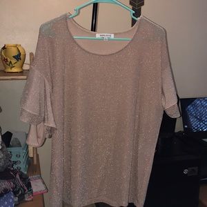 Pink sparkle blouse